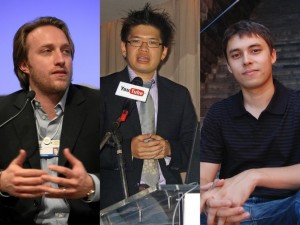 Steve Chen, Jawed Karim , and Chad Hurley