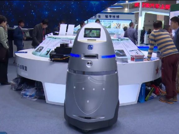 China introduces riot control robot