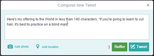 Your tweet may have 140 characters, now excluding photos and links4
