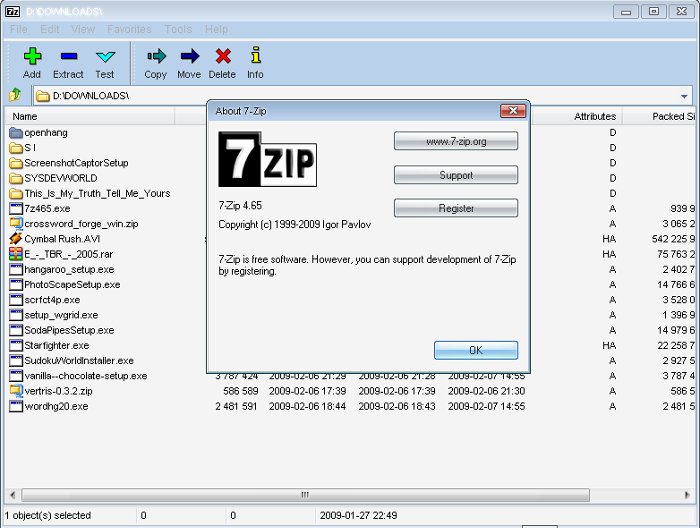 7zip for Windows